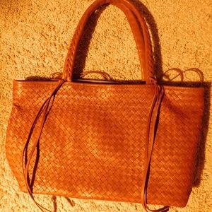CHRISTOPHER KON --SOFT LIKE BUTTER LEATHER BAG